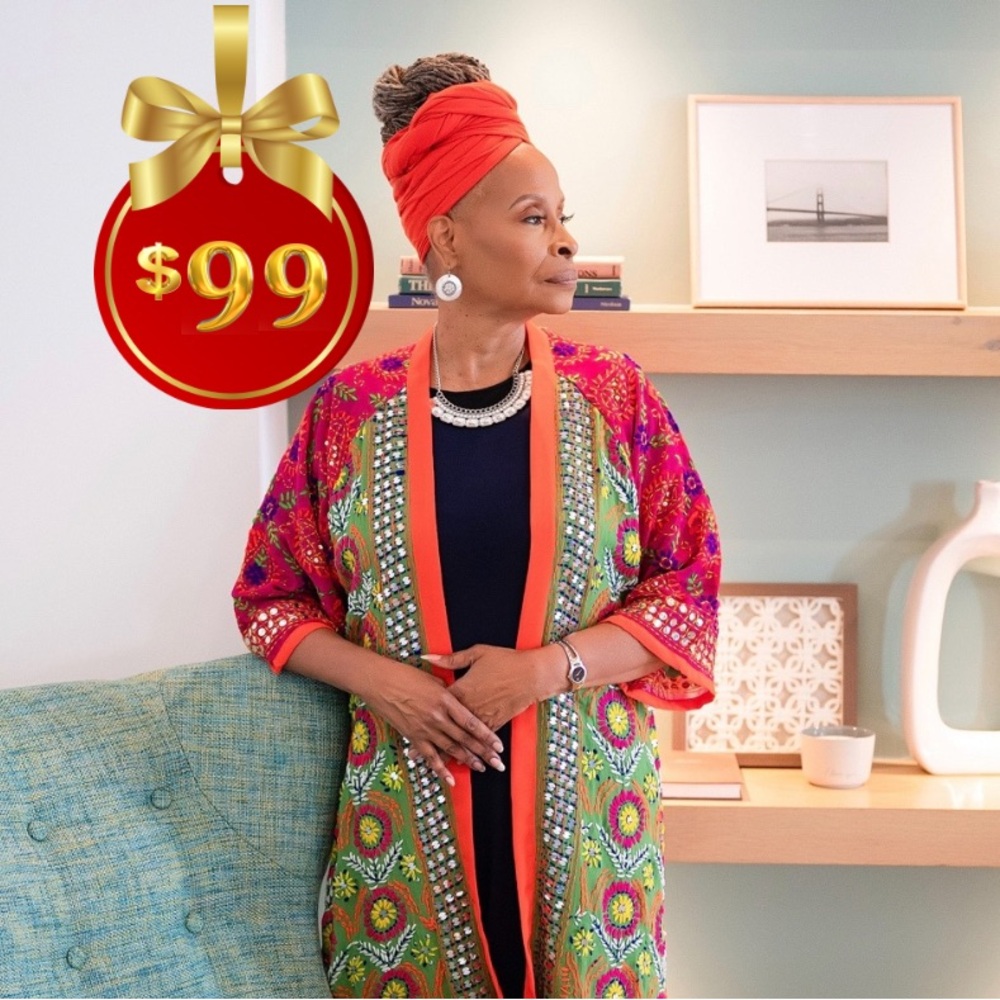 Soft Surroundings Colorful Bohemian Kimono
